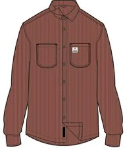 Backcountry Cord Shirt - Red Ochre
