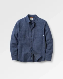 Backcountry Long Sleeve Flannel Shirt - Rich Navy/Birch