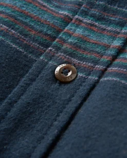 Backcountry Long Sleeve Stripe Shirt - Black Stripe