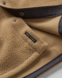 Backcountry Recycled Sherpa Fleece Long Sleeve Shirt - Biscuit