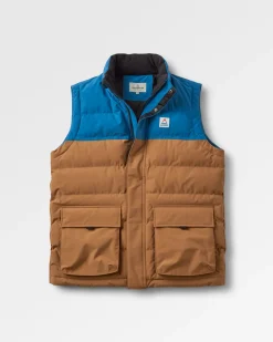 Baltic Recycled Insulated Vest - Toffee/Blue Steel