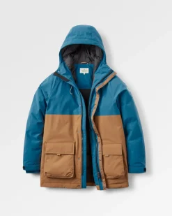 Baltic Recycled Insulated Parka - Toffee/Blue Steel