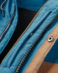 Baltic Recycled Insulated Parka - Toffee/Blue Steel