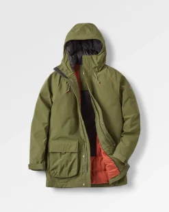 Baltic Recycled Insulated Parka - Khaki Green