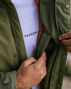 Baltic Recycled Insulated Parka - Khaki Green