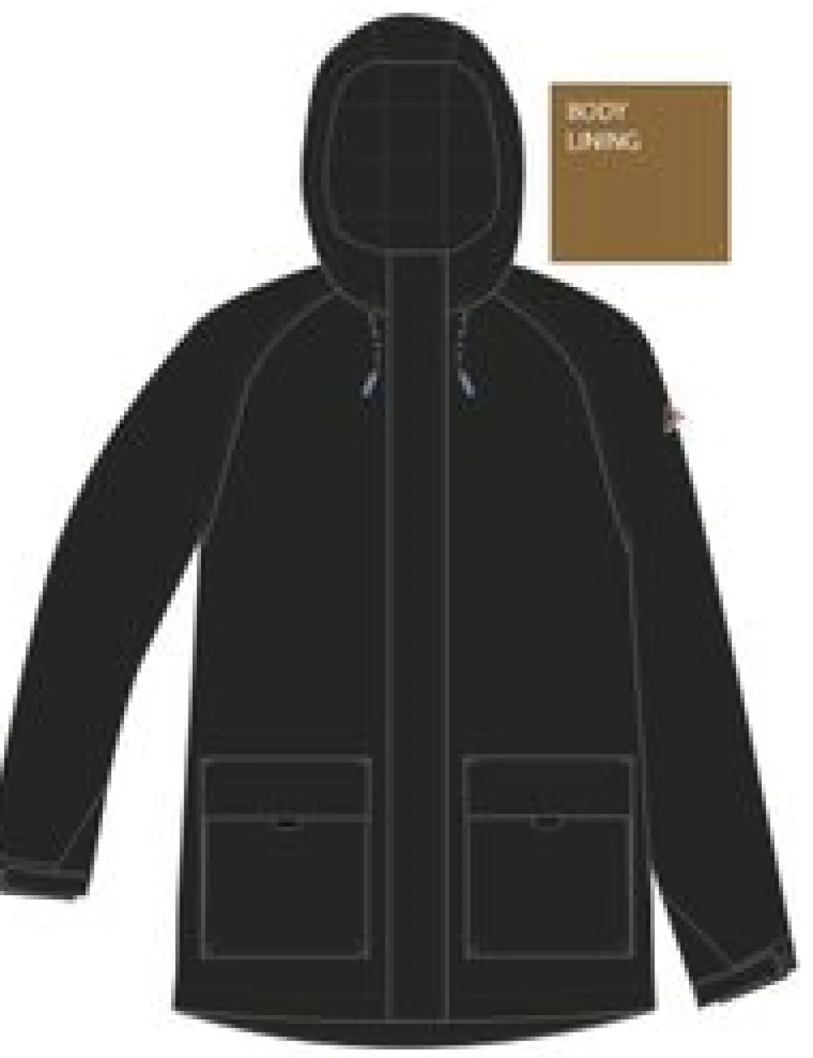 Baltic Recycled Insulated Parka - Black