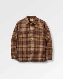 Barren Shirt Jacket - Brown/Mustard Check