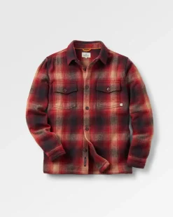 Barren Shirt Jacket - Wine