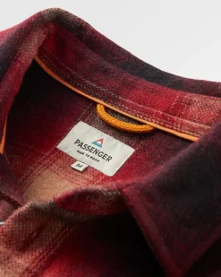 Barren Shirt Jacket - Wine