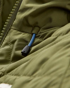 Base Recycled Thermore Insulated Jacket - Khaki Green