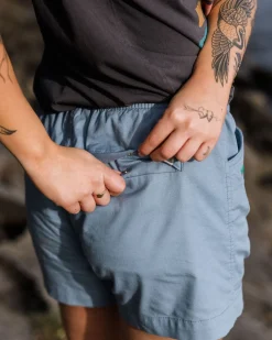 Basswood Organic Cotton Shorts - Faded Denim