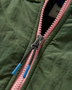 Beaumont Recycled Sherpa Hooded Fleece - Abstract Mountain Fir Tree