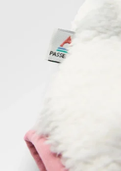 Beaumont Recycled Sherpa Hooded Fleece - Mountain Geo Vintage White