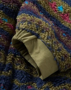 Beaumont Recycled Sherpa Hooded Fleece - Mountain Geo Multi