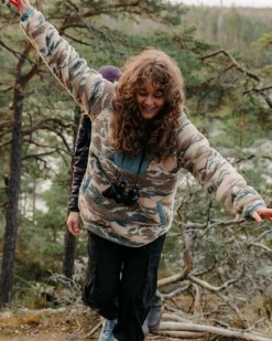 Beaumont Recycled Sherpa Hooded Fleece - Mount Scenic Oatmeal