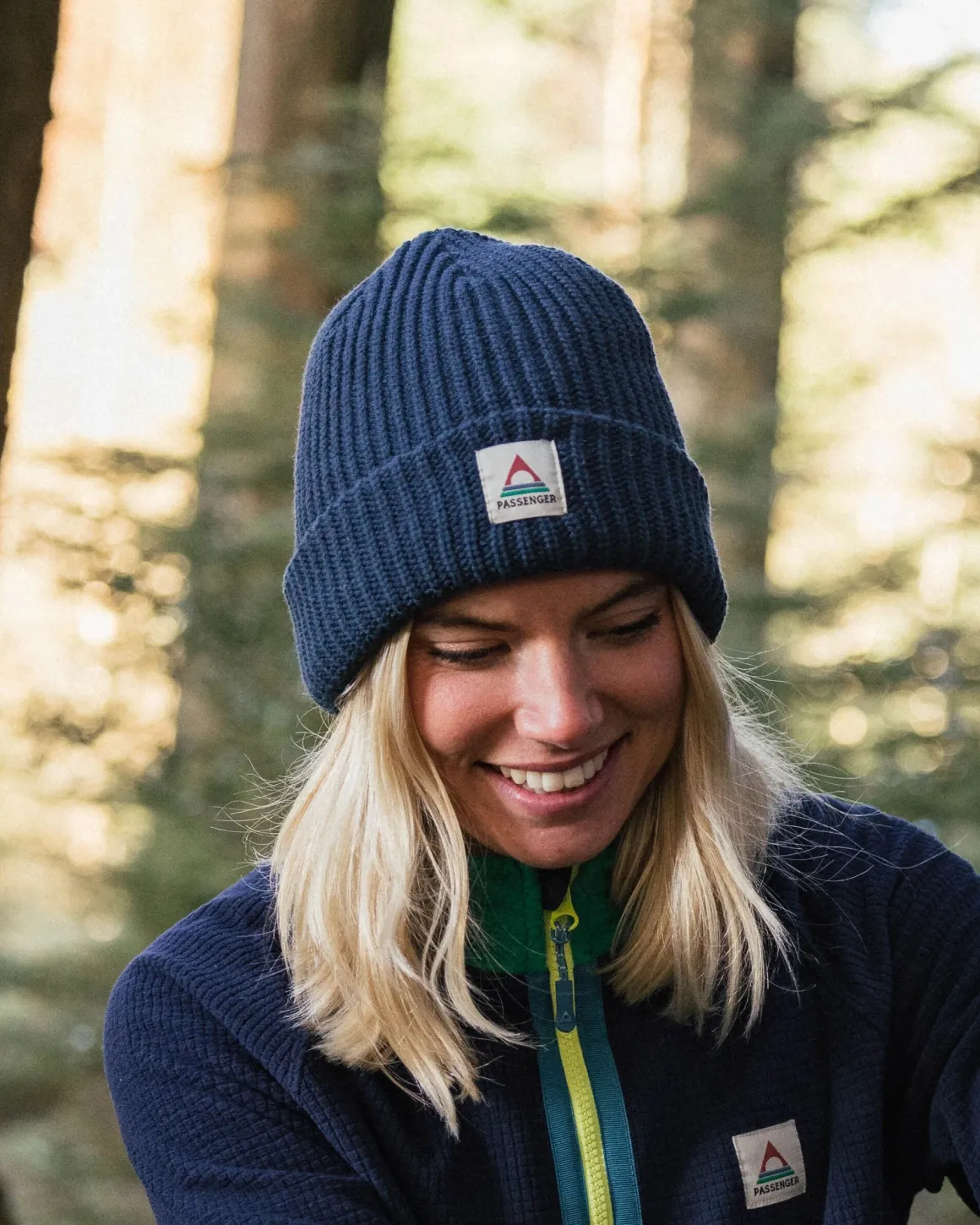 Beechwood Fleece Lined Recycled Beanie - Tidal Blue
