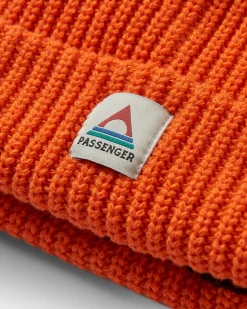 Beechwood Fleece Lined Recycled Beanie - Burnt Orange