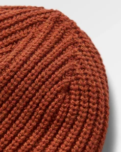 Beechwood Fleece Lined Recycled Beanie - Baked Clay