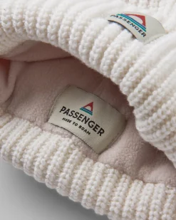 Beechwood Fleece Lined Recycled Beanie - Vintage White