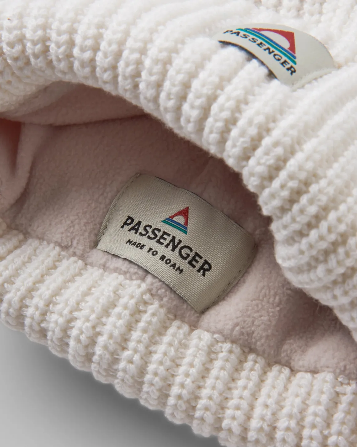 Beechwood Fleece Lined Recycled Beanie - Vintage White