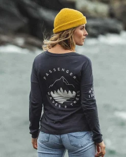 Big Leaf Recycled Long Sleeve T-Shirt - Faded Black