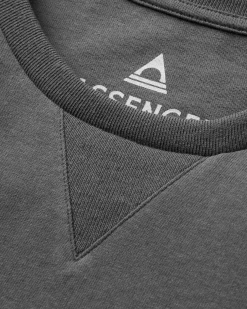 Big Leaf Recycled Long Sleeve T-Shirt - Faded Black