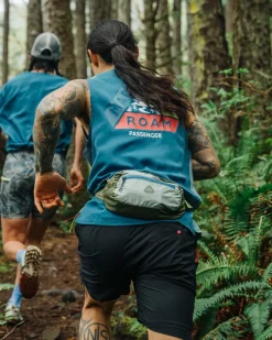 Boardwalk Active Recycled Tank Top - Blue Steel Marl