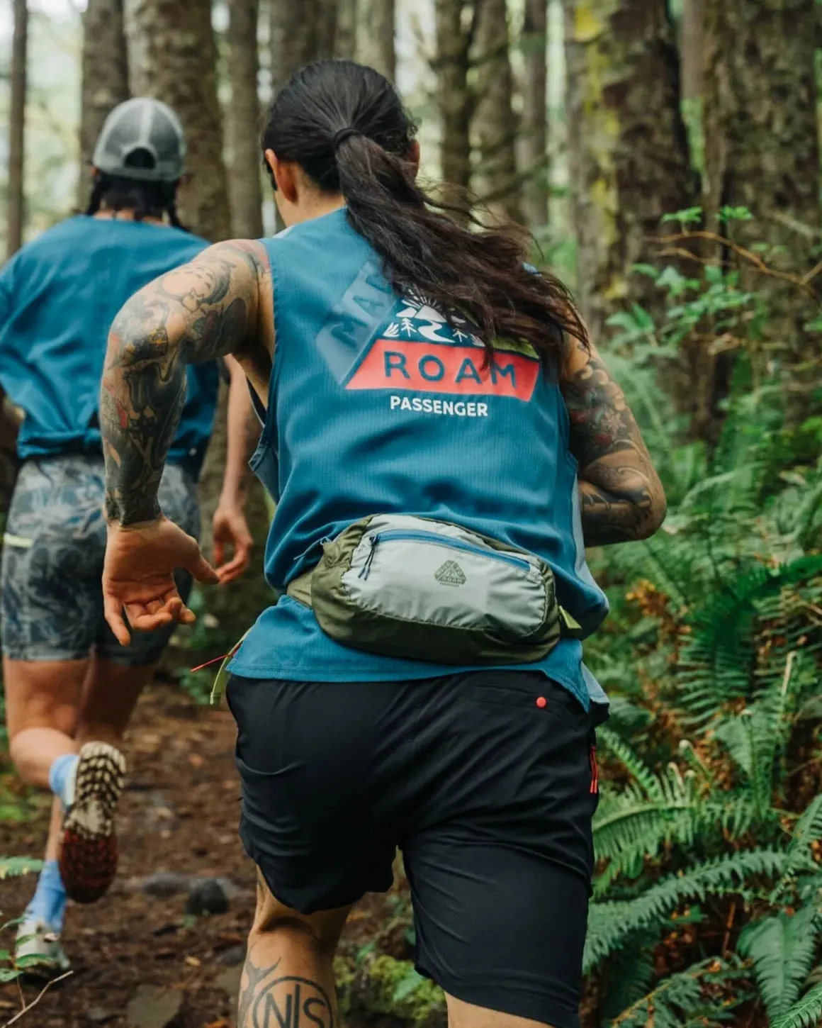 Boardwalk Active Recycled Tank Top - Blue Steel Marl