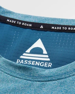 Boardwalk Active Recycled Tank Top - Blue Steel Marl