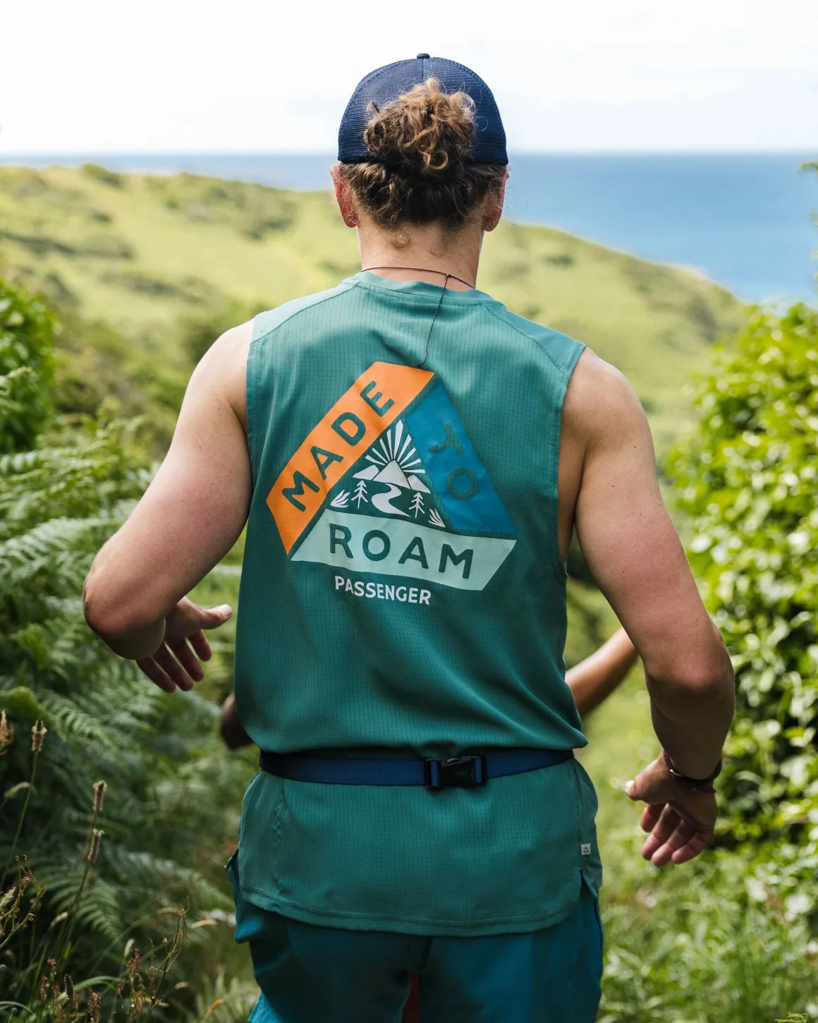 Boardwalk Active Recycled Tank Top - Deep Sea