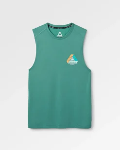 Boardwalk Active Recycled Tank Top - Deep Sea