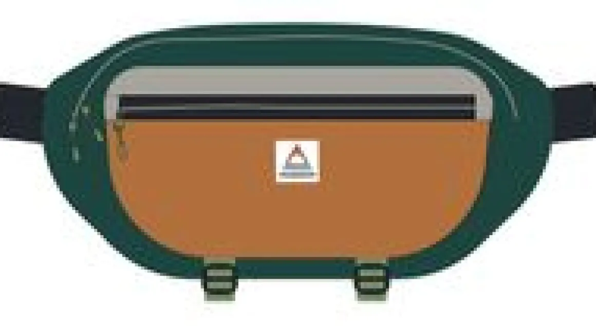 Boondocker Recycled Hip Pack - Rain Forest Orange Multi