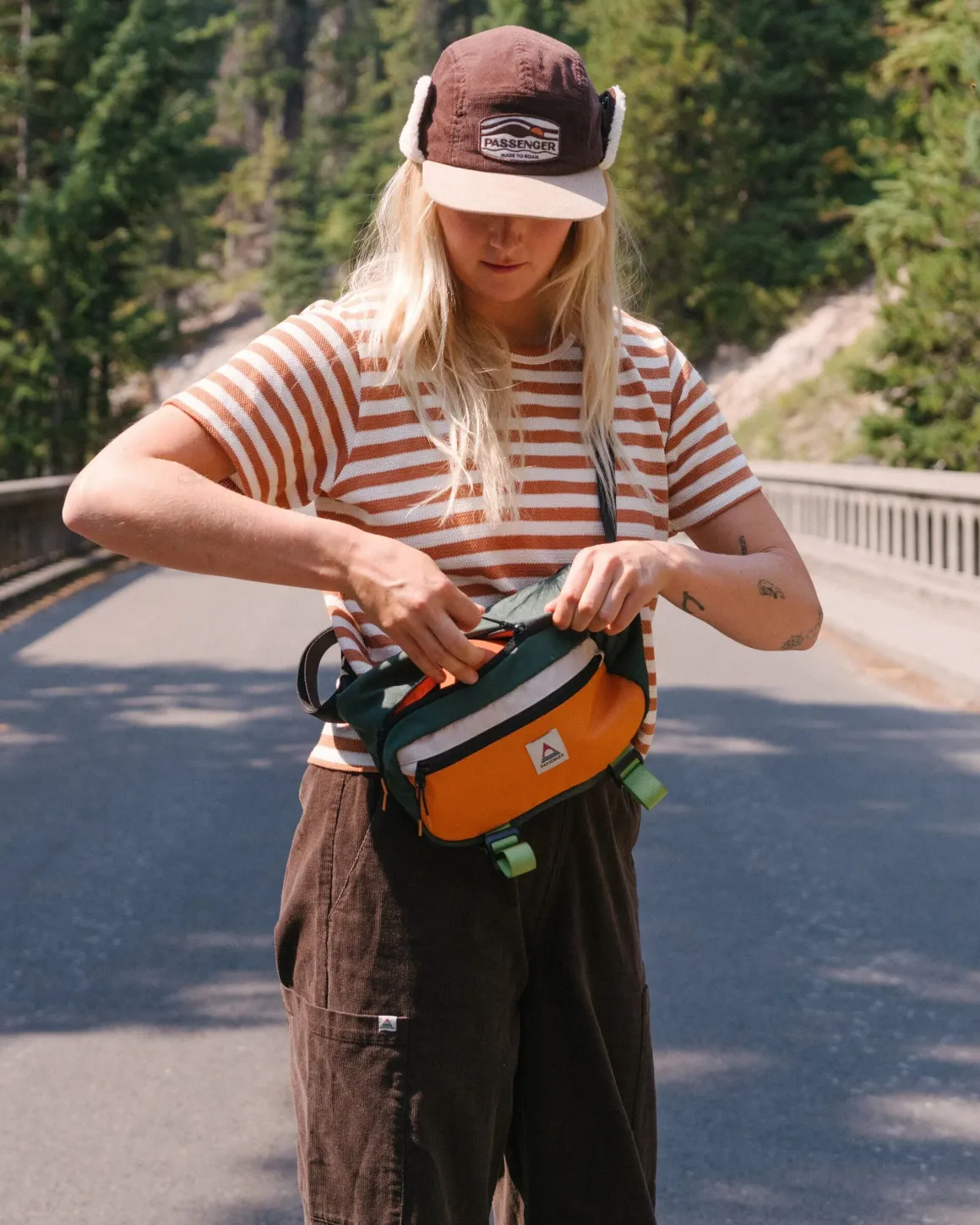 Boondocker Recycled Hip Pack - Rain Forest Orange Multi