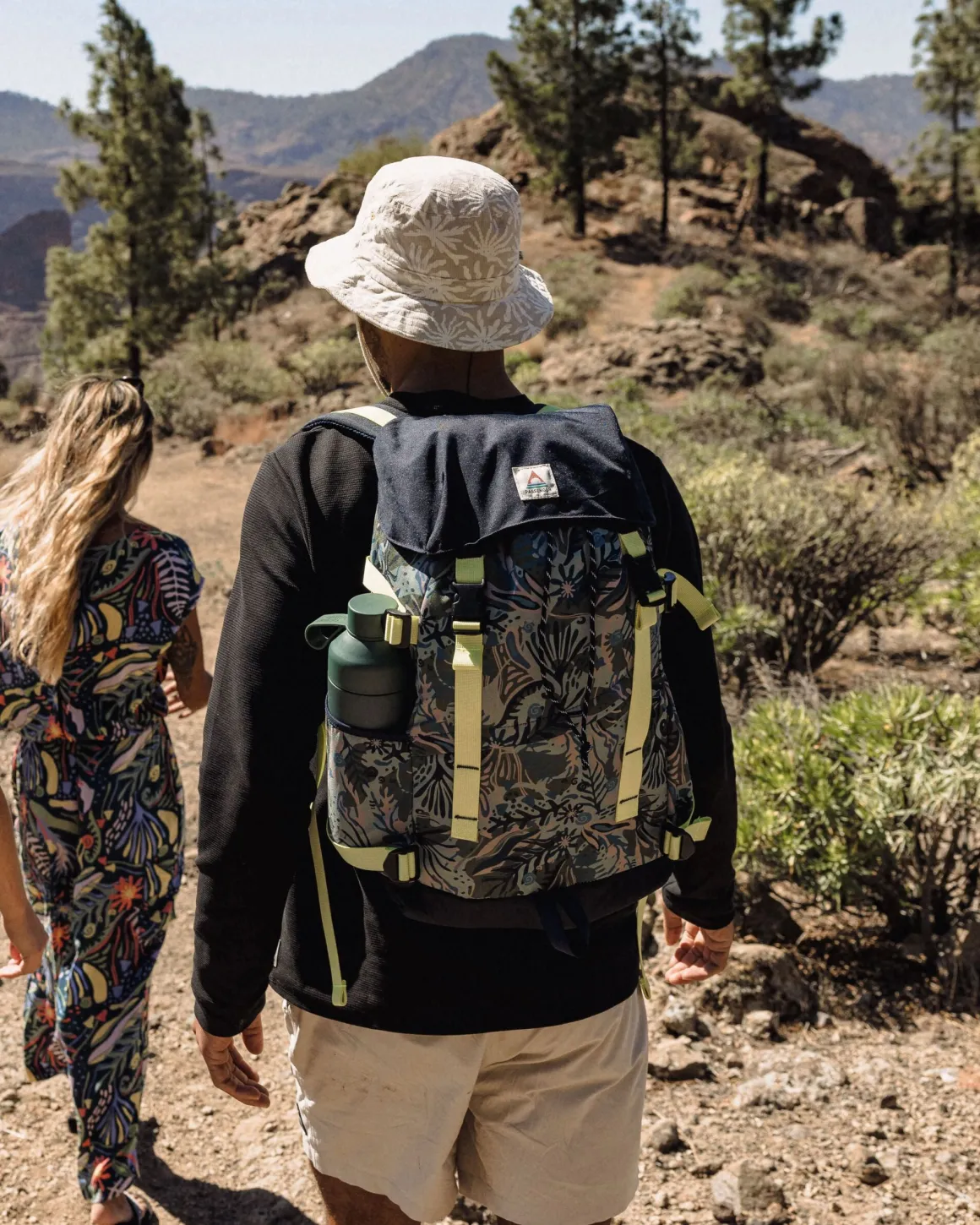 Boondocker Recycled 26L Backpack - Abstract Seaweed Pistachio