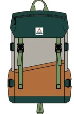 Boondocker Recycled 26L Backpack - Rain Forest Orange Multi