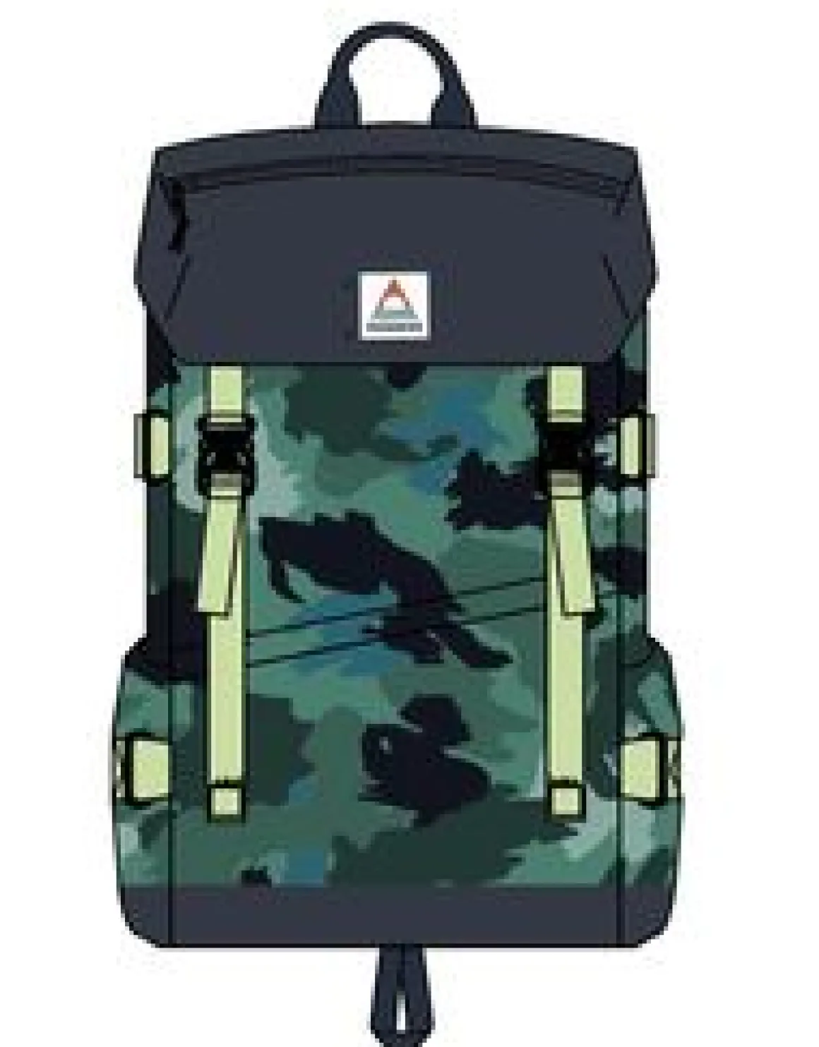 Boondocker Recycled 26L Backpack - Alpine Camo Rain Forest