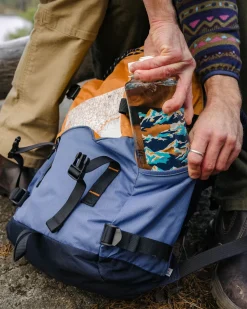 Boondocker Recycled 26L Backpack - Honey/Dark Denim/Rich Navy