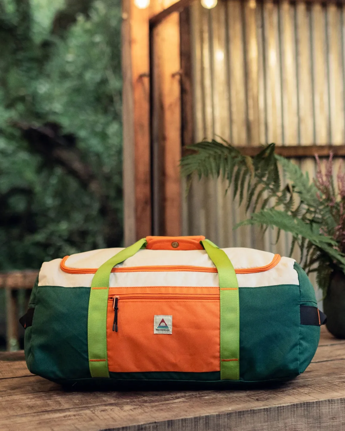 Boondocker Recycled 30L Duffel - Rain Forest Orange Multi