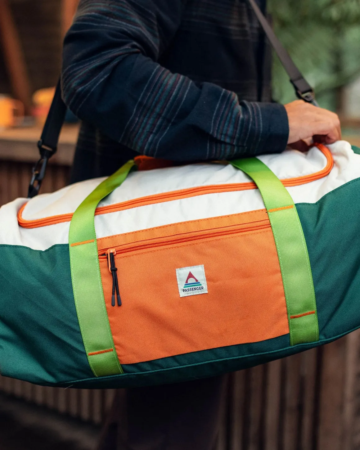 Boondocker Recycled 30L Duffel - Rain Forest Orange Multi