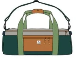 Boondocker Recycled 30L Duffel - Rain Forest Orange Multi