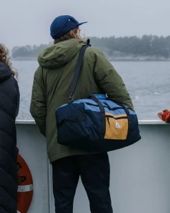 Boondocker Recycled 30L Duffel - Honey/Dark Denim/Rich Navy