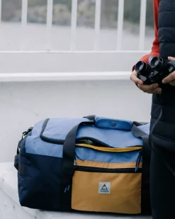 Boondocker Recycled 30L Duffel - Honey/Dark Denim/Rich Navy