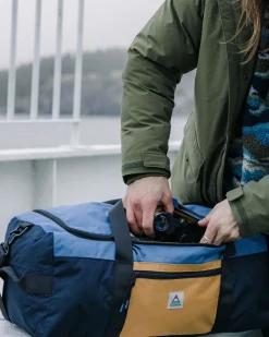 Boondocker Recycled 30L Duffel - Honey/Dark Denim/Rich Navy