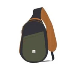 Boondocker Recycled Sling 8L - True Black/ Khaki Green