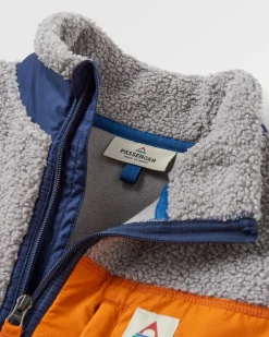 Born Explorer Recycled Polar-Lined Sherpa Fleece - Steel Gray