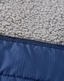 Born Explorer Recycled Polar-Lined Sherpa Fleece - Steel Gray