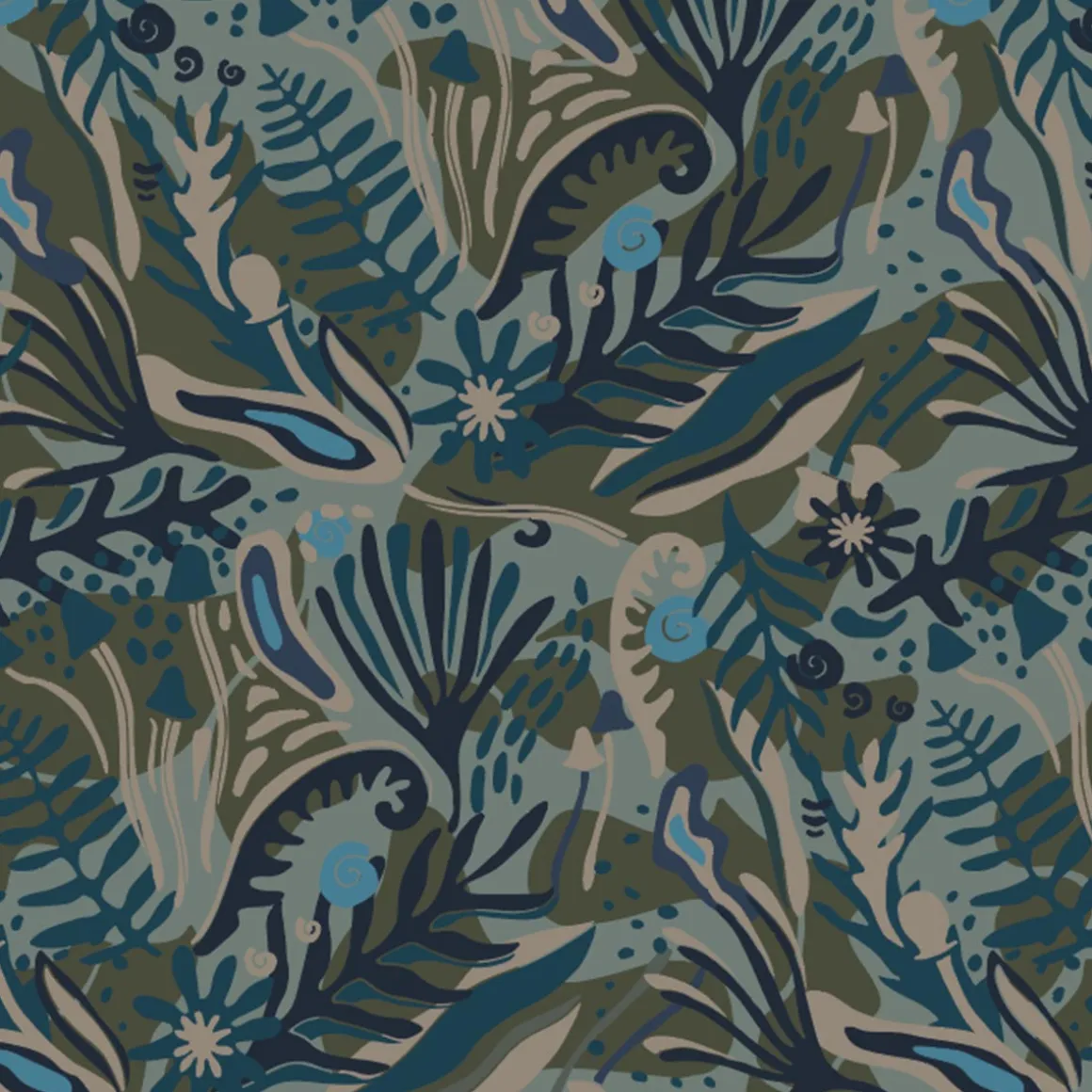 Breaks Recycled Boardshort - Abstract Seaweed Pistachio