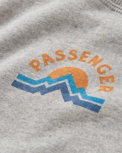 Breathe Recycled Cotton Long Sleeve Sweatshirt - Mid Grey Marl