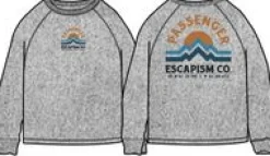 Breathe Recycled Cotton Long Sleeve Sweatshirt - Mid Grey Marl