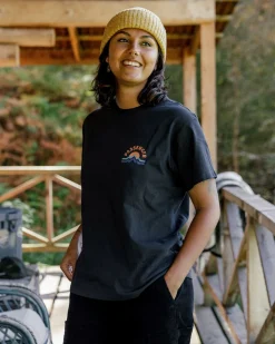 Breathe Recycled Cotton T-Shirt - Black